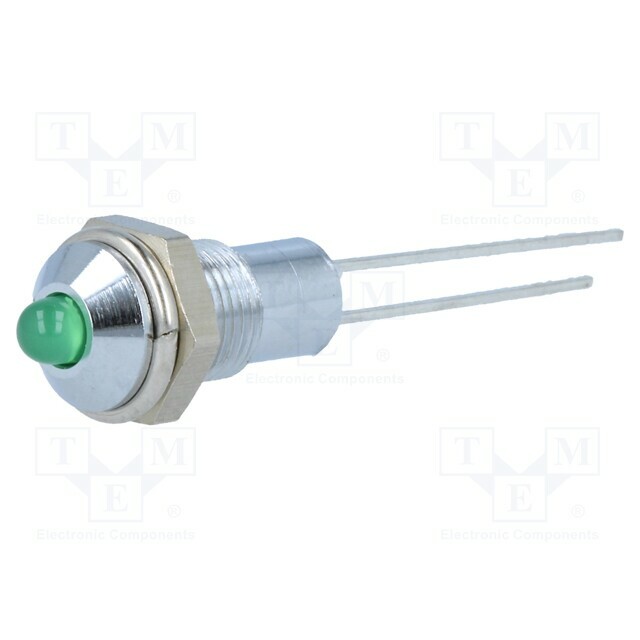 SIGNAL-CONSTRUCT Indicator: LED; prominent; green; Ø6