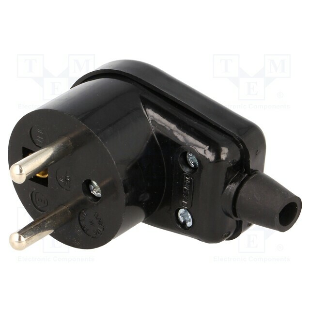 PLASTROL Connector: AC supply; male; plug