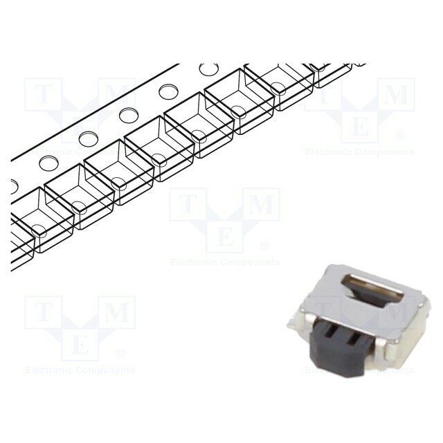 OMRON Electronic Components Microswitch TACT; SPST-NO