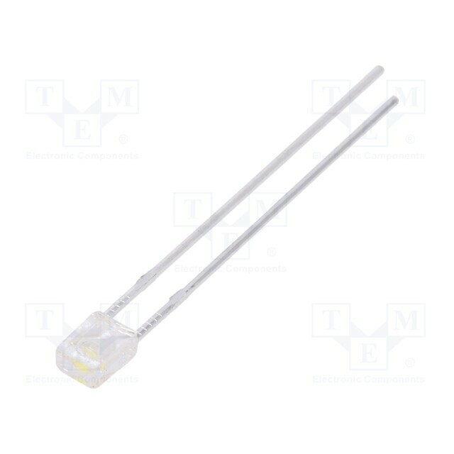 LUCKY LIGHT LED; white cold; rectangular
