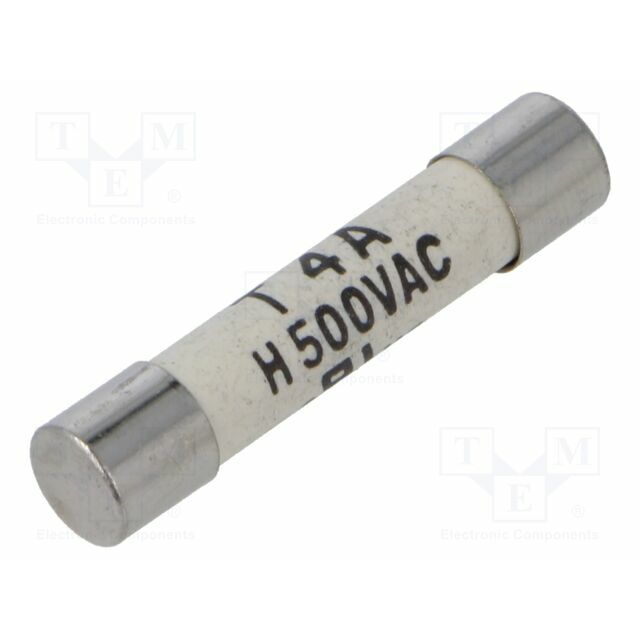 SCHURTER Fuse: fuse; 6.3x32mm; ceramic