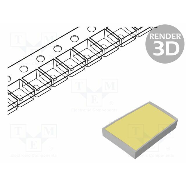 OPTOSUPPLY LED; green; SMD; 3000÷3500mcd; 2