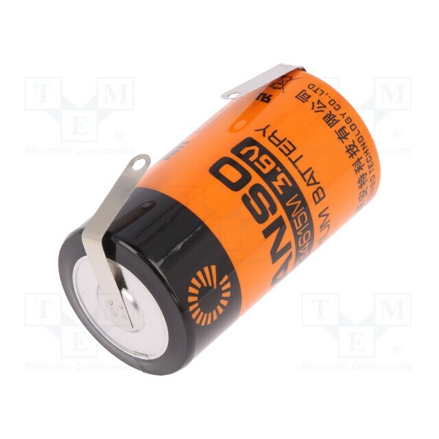 Battery: lithium; D; 3.6V; 13000mAh