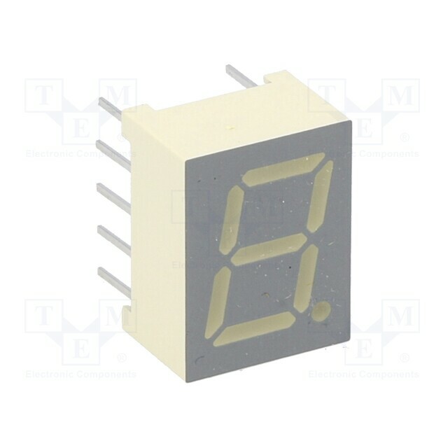 KINGBRIGHT ELECTRONIC Display: LED; 7-segment; 9