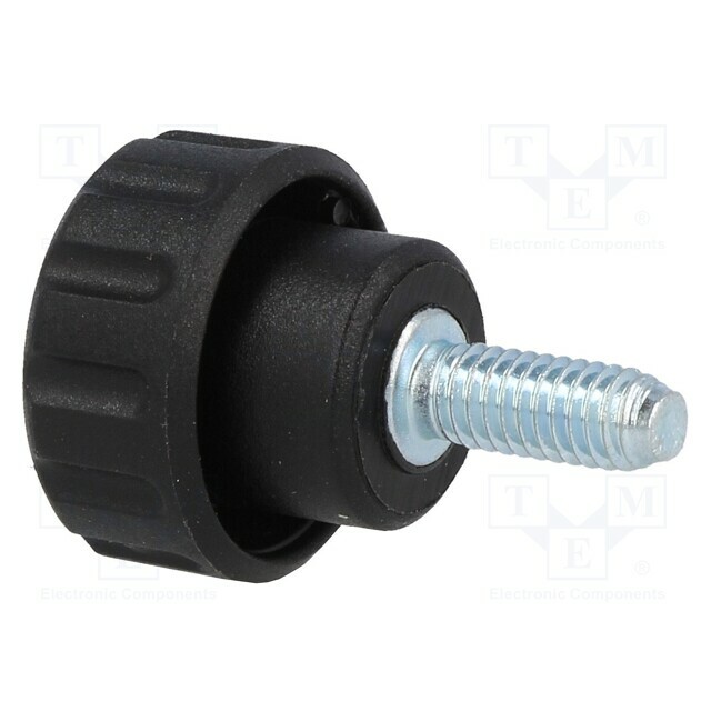 ELESA+GANTER Knob; Ø: 16mm; Ext.thread: