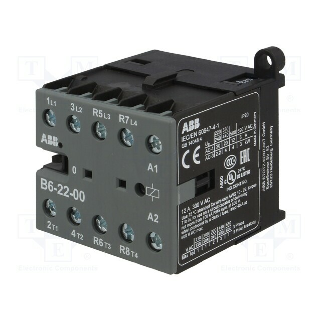 ABB Contactor: 4-pole; NC x2 +