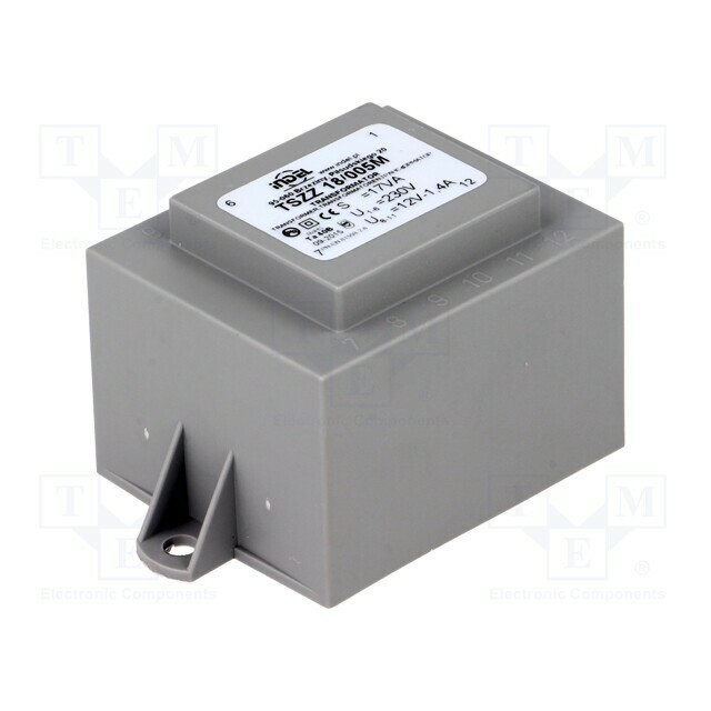 INDEL Transformer: encapsulated; 18VA; 230VAC; 12V