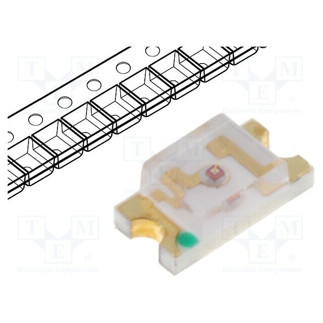 LUCKY LIGHT LED; yellow; SMD; 1206
