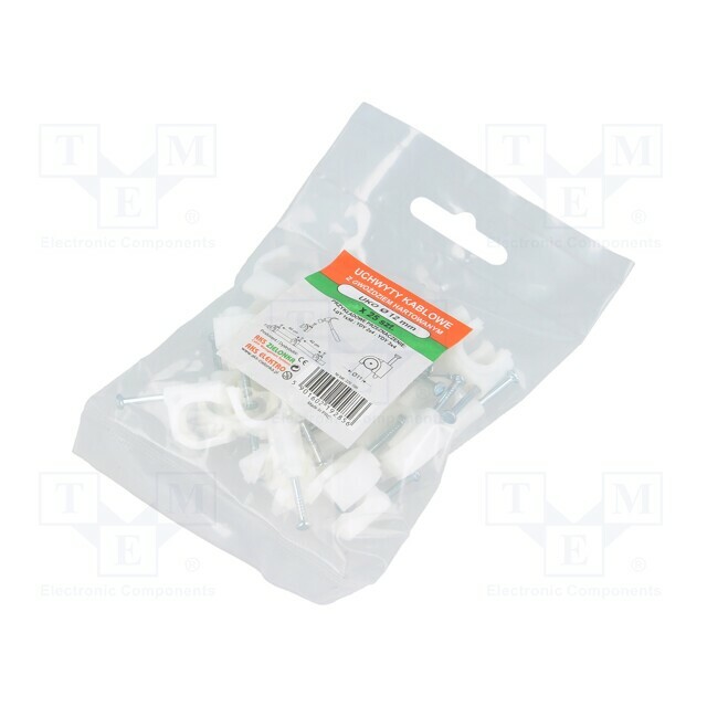 AKS ZIELONKA Holder; white; on round