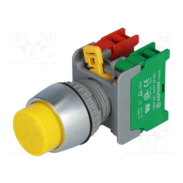 AUSPICIOUS Switch: push-button; 22mm; Stabl.pos: