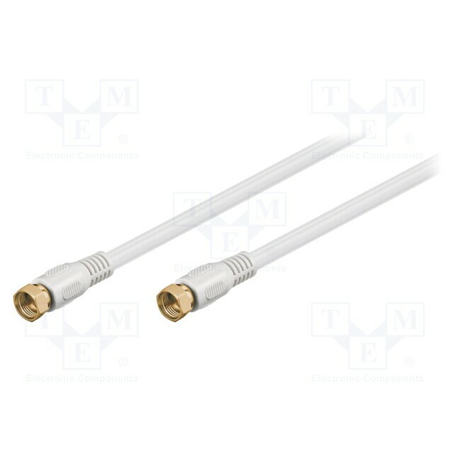 GOOBAY Cable; 5m; F plug,both