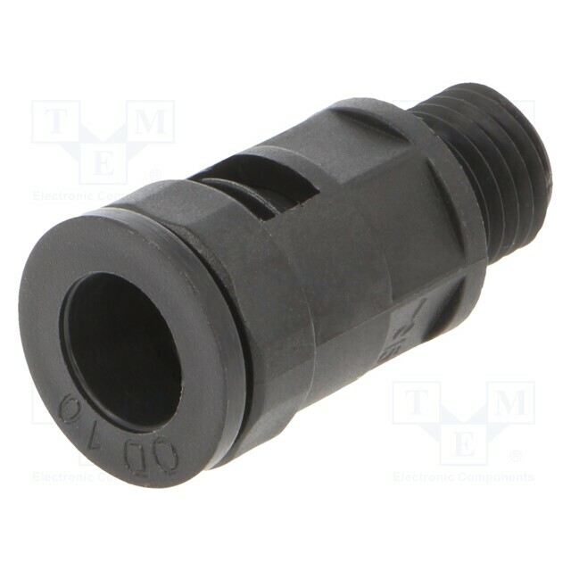 Straight terminal connector; Thread: metric,outside