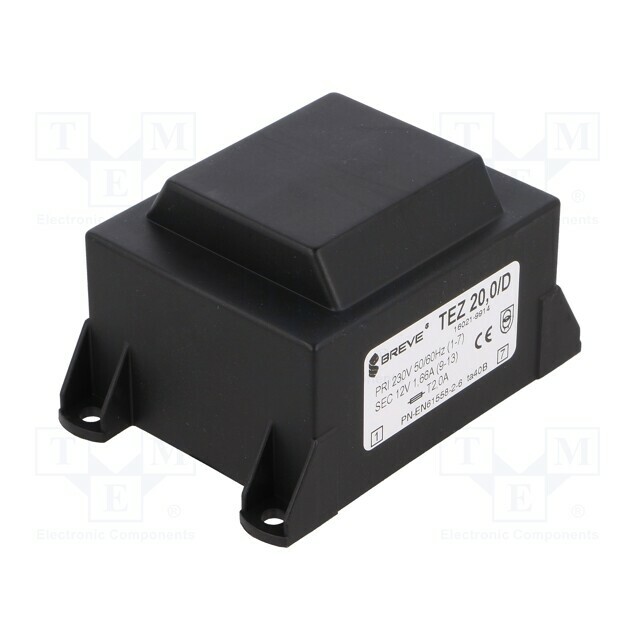 BREVE TUFVASSONS Transformer: encapsulated; 20VA; 230VAC