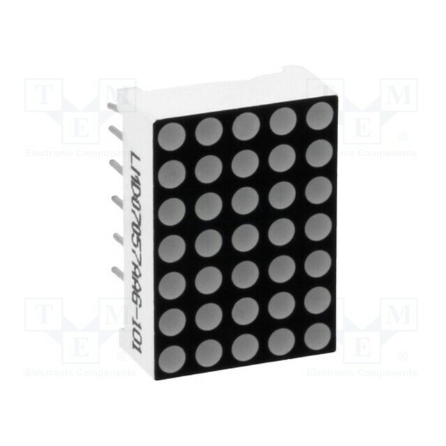 WENRUN Display: LED; matrix; 5x7; green