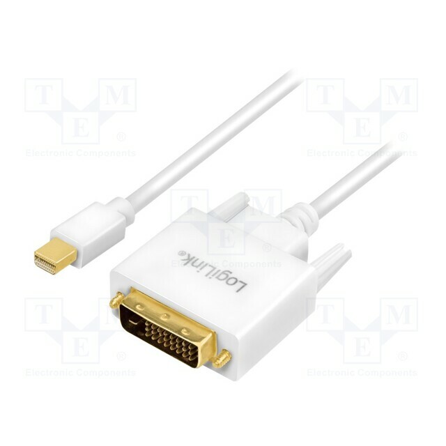LOGILINK Cable; DVI-D (24+1) plug,mini