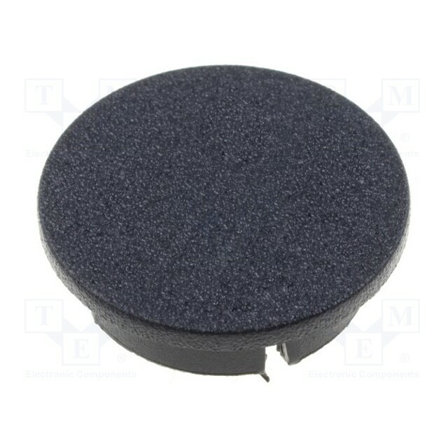 MENTOR Cap; plastic; black; push-in |