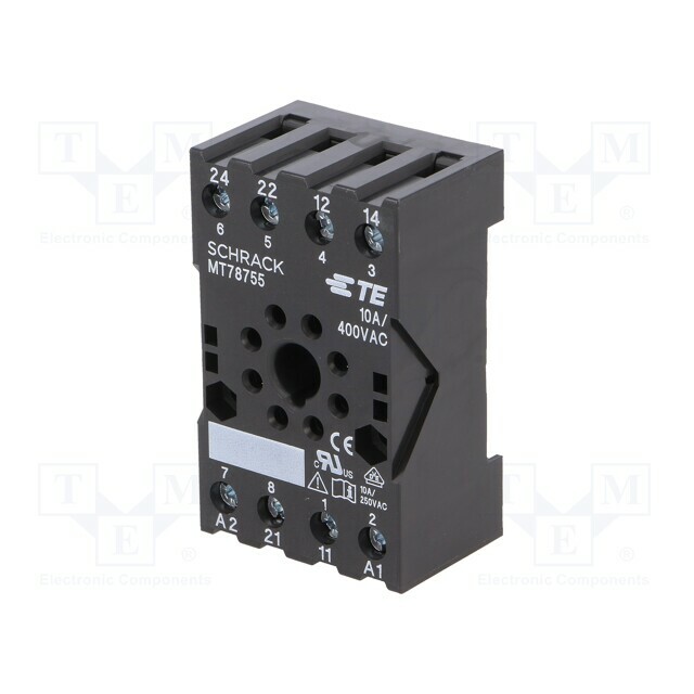 SCHRACK Socket; PIN: 8; 10A; 400VAC