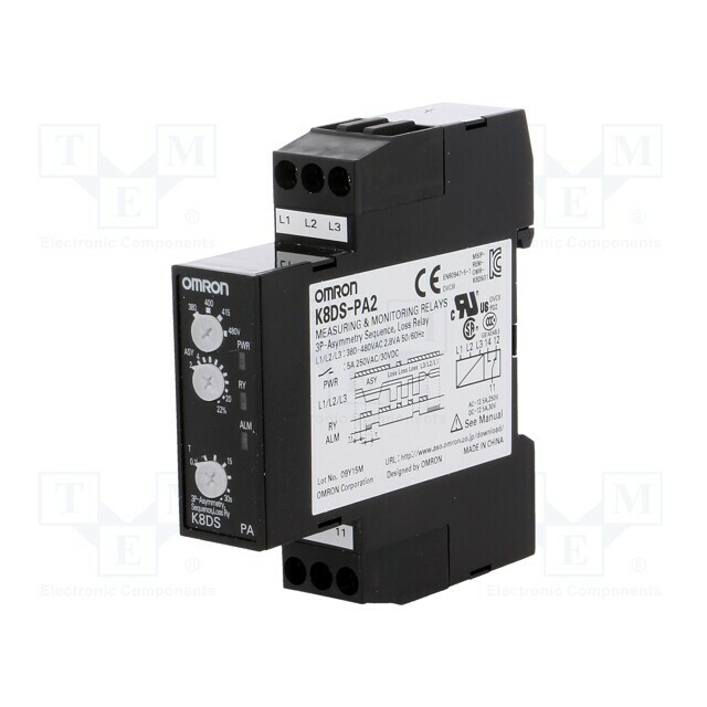OMRON Voltage monitoring relay; for DIN