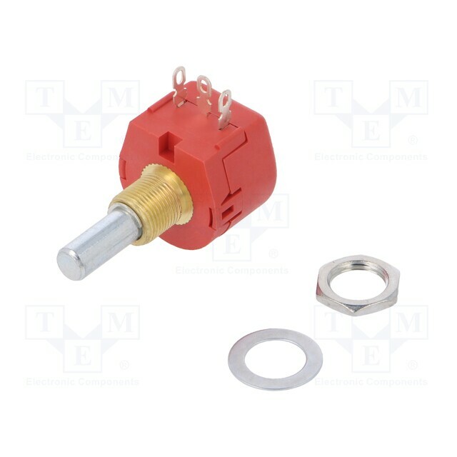 TE CONNECTIVITY Potentiometer: shaft; 10kΩ; single