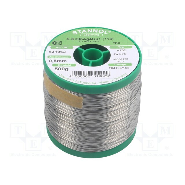 STANNOL Tin; lead free; Sn95,5Ag3
