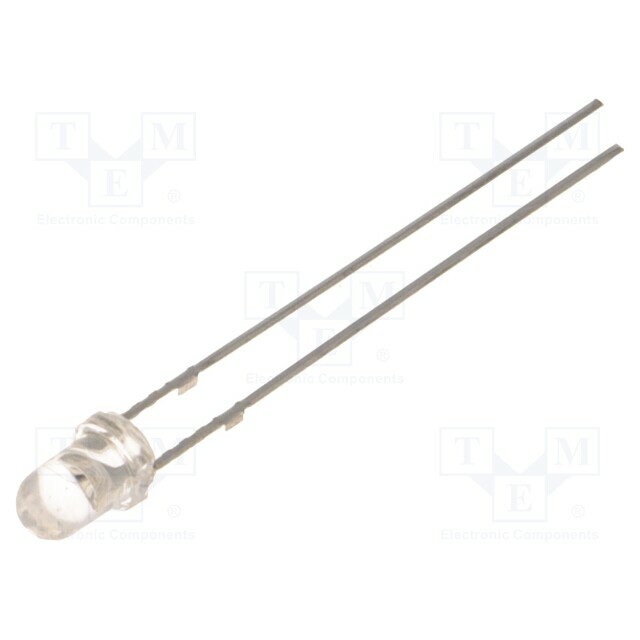 OPTOSUPPLY LED; green; 3mm; 3000÷4200mcd; 30°