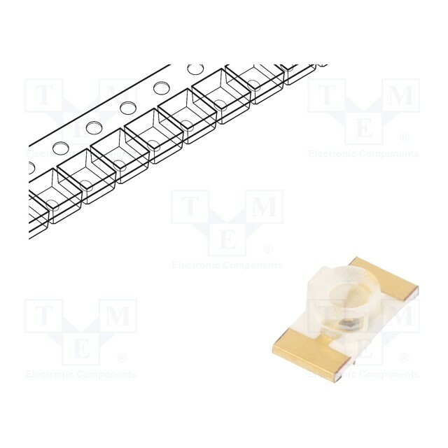KINGBRIGHT ELECTRONIC LED; red; SMD; 1206