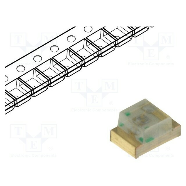 KINGBRIGHT ELECTRONIC LED; green; SMD; 0805