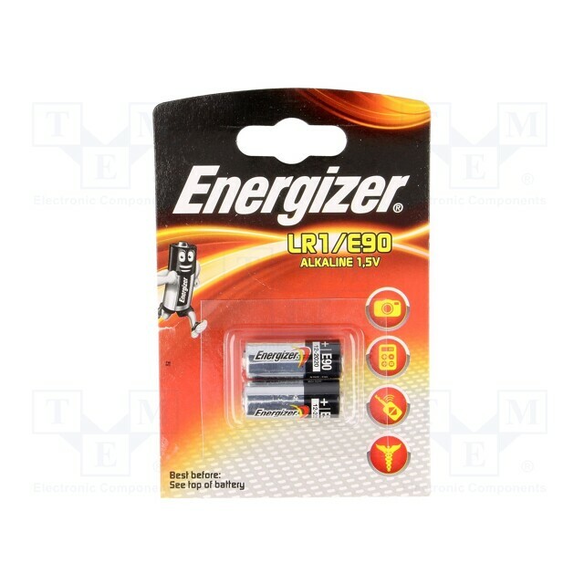 ENERGIZER Battery: alkaline; N,R1; 1