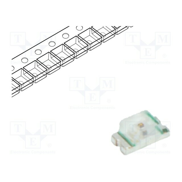 REFOND LED; orange; SMD; 0603; 70÷260mcd