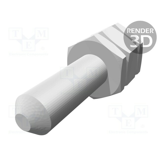 TE CONNECTIVITY Screw; UNC 4-40; D-Sub