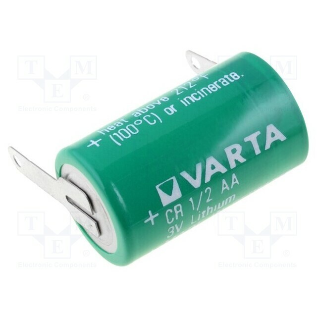 VARTA MICROBATTERY Battery: lithium; 1/2AA,1/2R6