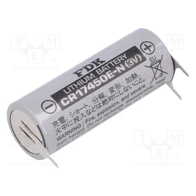 FDK Battery: lithium; 4/5A,CR8L; 3V