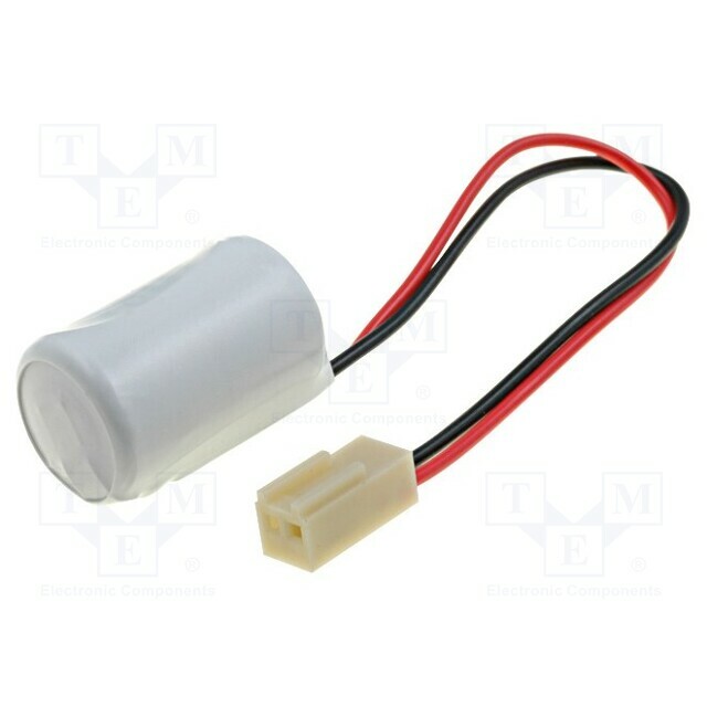 Battery: lithium; 1/2AA; 3.6V; 1200mAh