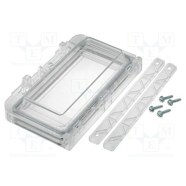 FIBOX Inspection windows; polycarbonate; 130x77x25mm; IP54
