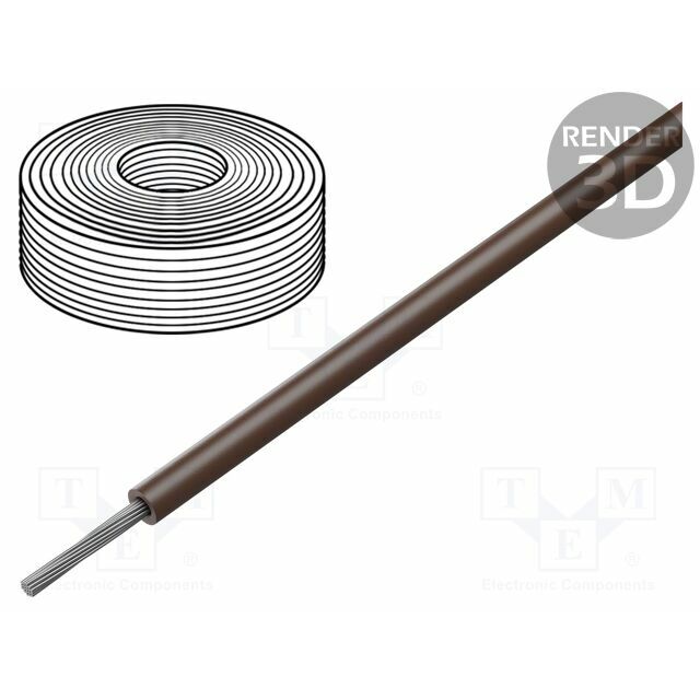 Wire; HELUFLON® FEP-6Y; 1x0.14mm2; stranded