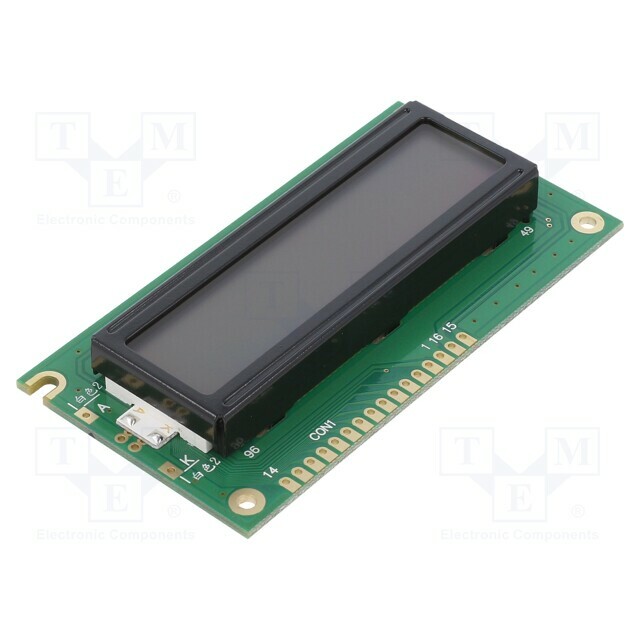 POWERTIP Display: LCD; alphanumeric; STN Positive