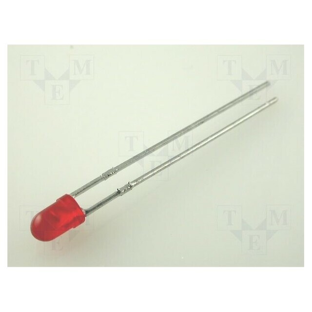 KINGBRIGHT ELECTRONIC LED; red; 3mm; 0