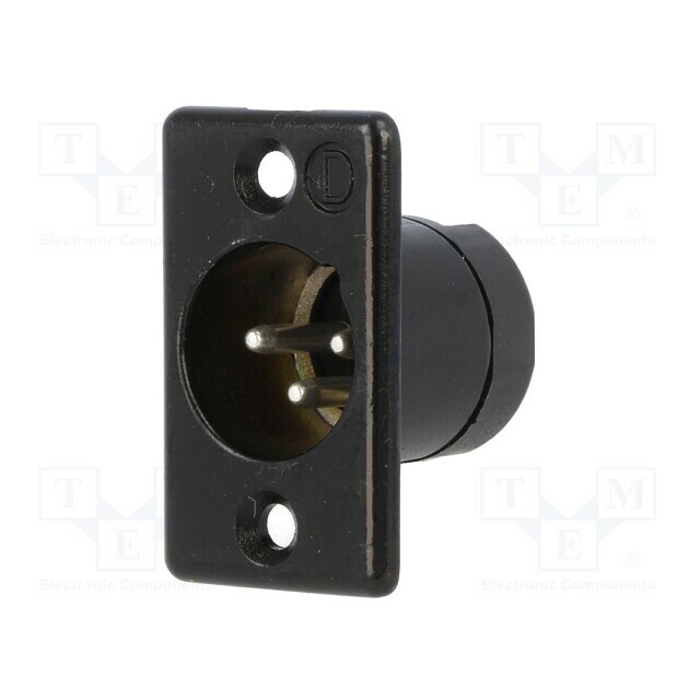 DELTRON Connector: XLR; socket; male; 15A