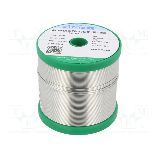 ALPHA Tin; lead free; Sn96,5Ag3Cu0