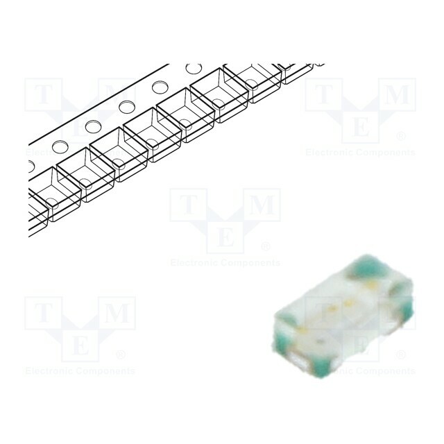 REFOND LED; blue; SMD; 0402; 12÷100mcd