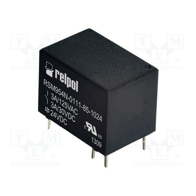 RELPOL Relay: electromagnetic; Ucoil: 24VDC; SPDT