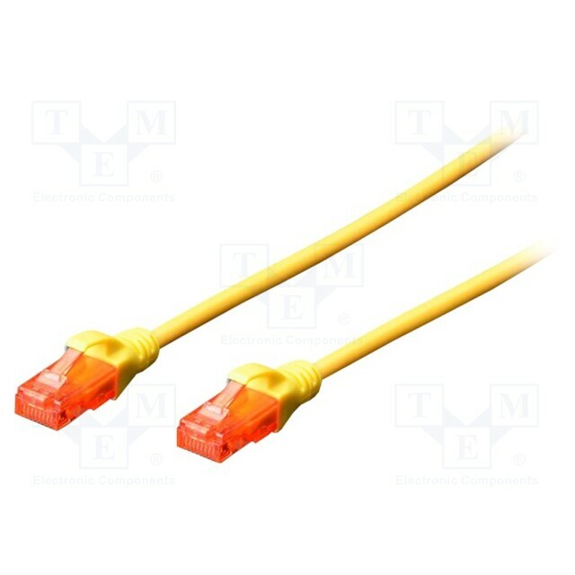 DIGITUS Patch cord; U/UTP; Cat 5e
