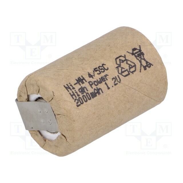 JJJ Re-battery: Ni-MH; 4/5SC; 2000mAh; 1