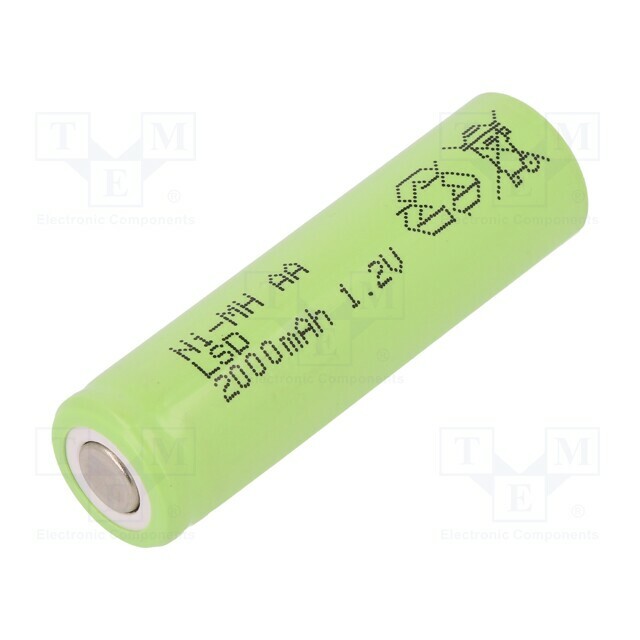 JJJ Re-battery: Ni-MH; AA; 2000mAh; 1