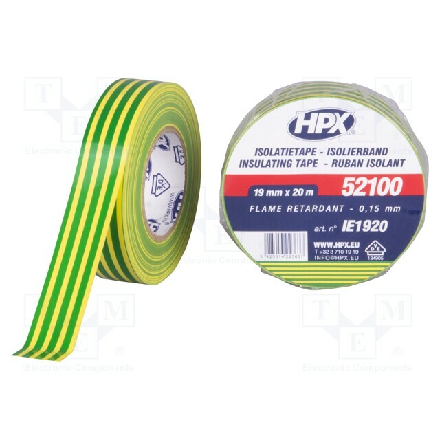 Tape: electrical insulating; W: 19mm; L: