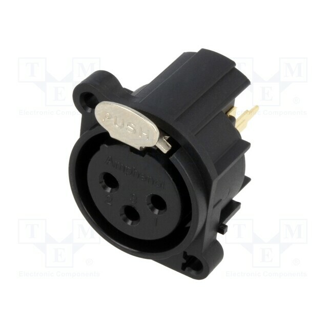 AMPHENOL Connector: XLR; socket; female; 6A