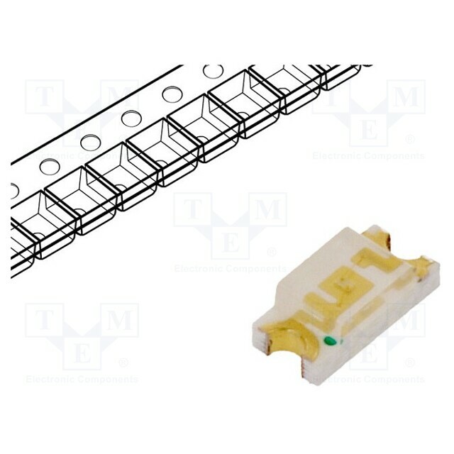 LUCKY LIGHT LED; blue; SMD; 1206
