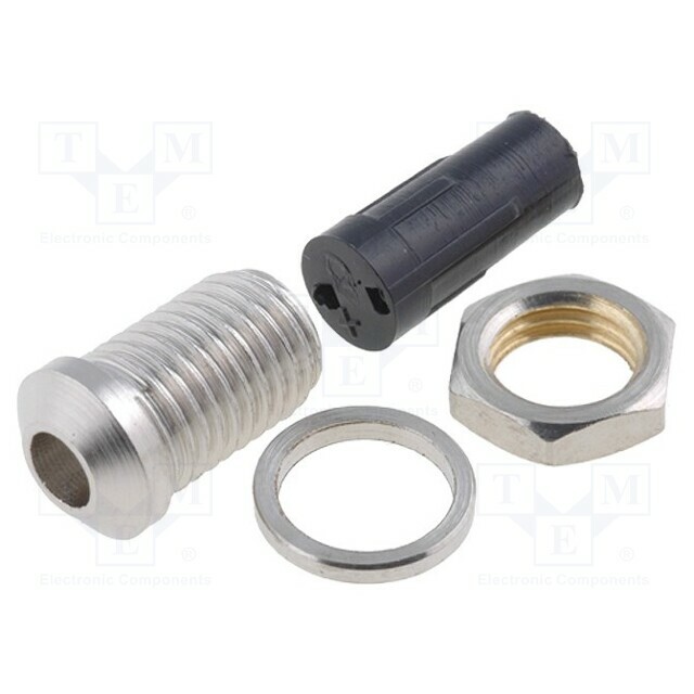 TORIVAC LED holder; 3mm; nickel; convex