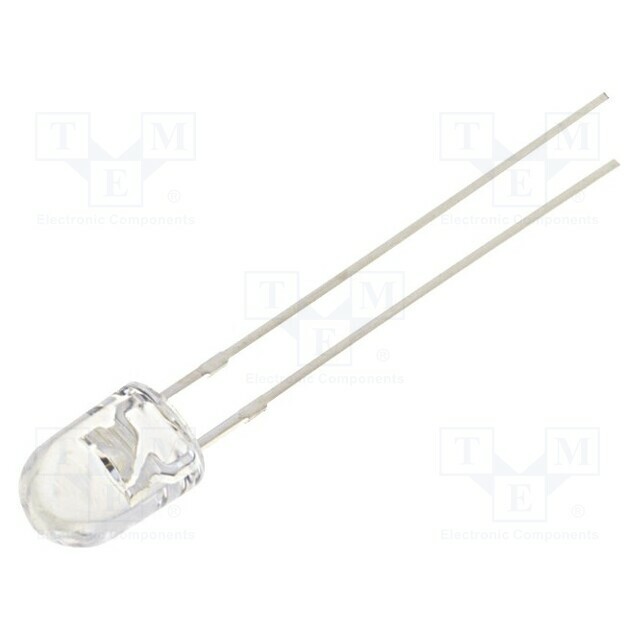 OPTOSUPPLY LED; red; oval; 5x4.1mm