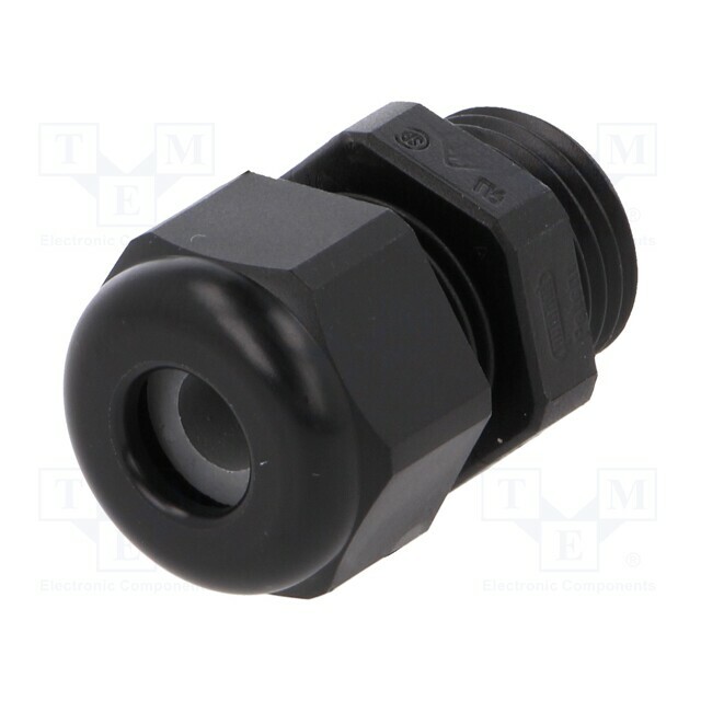 Cable gland; PG9; IP54; polyamide; black